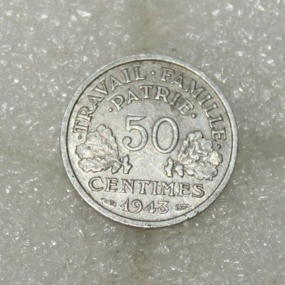 50 centimes états français 1943