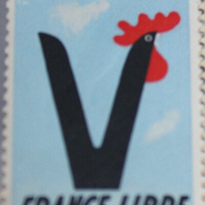 Timbre d'association France libre N°3
