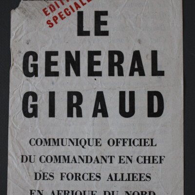 Courrier de L'air 10 nov 1942 Giraud