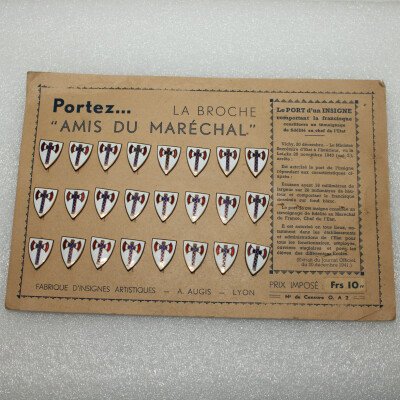 Planche broche Amis du mérachal