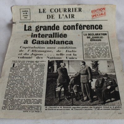 Courrier de L'air 28 janv 1943