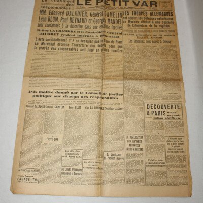 Le petit Var 17/10/41