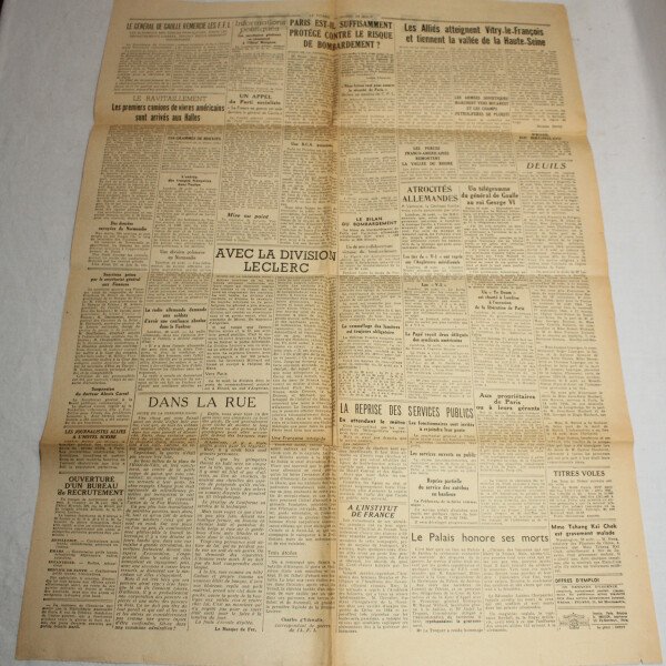 Le Figaro 29/08/44