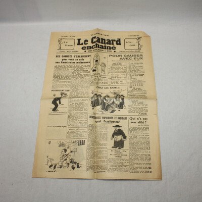 Le canard enchainé 18/10/44