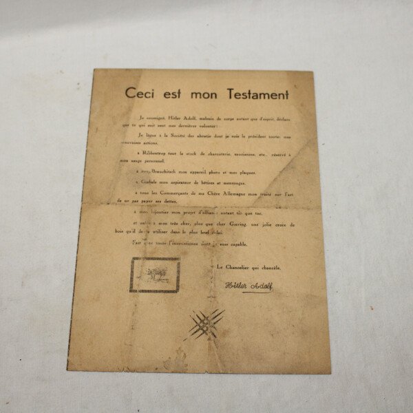 Testament Hitler