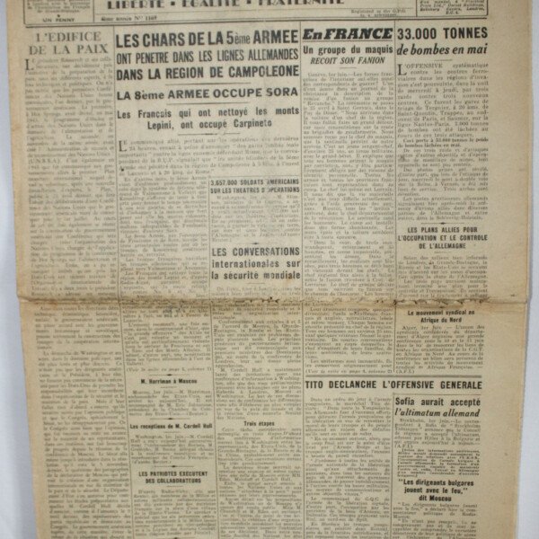 Journal France 2 juin 1944