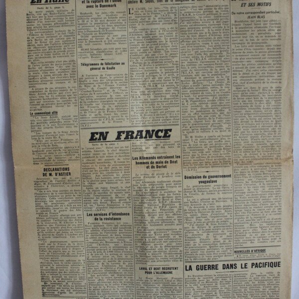 Journal France 2 juin 1944