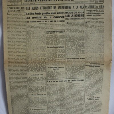 Journal France 3 juin 1944