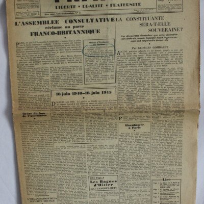 Journal France 25 juin 1945
