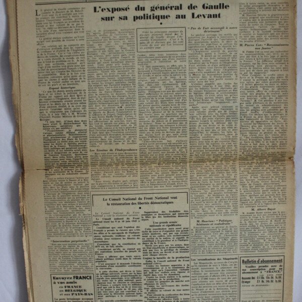 Journal France 25 juin 1945