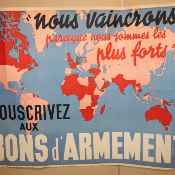 Affiche bons d'armements 1939