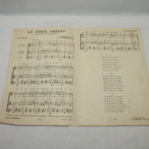 Le vieux chalet Harmonica