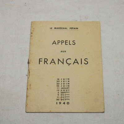 Appels aux Français, Pétain 1940