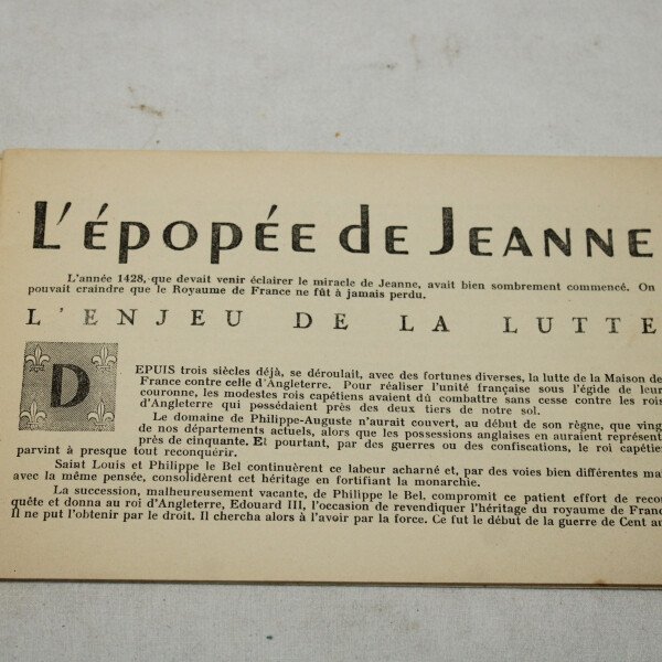 Jeanne d'arc sa mission. son exemple