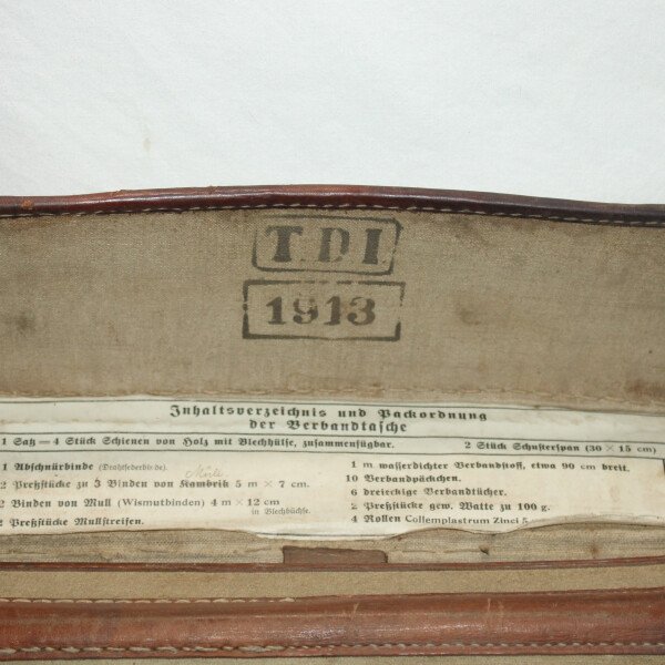 Sac premier secours allemand 14/18