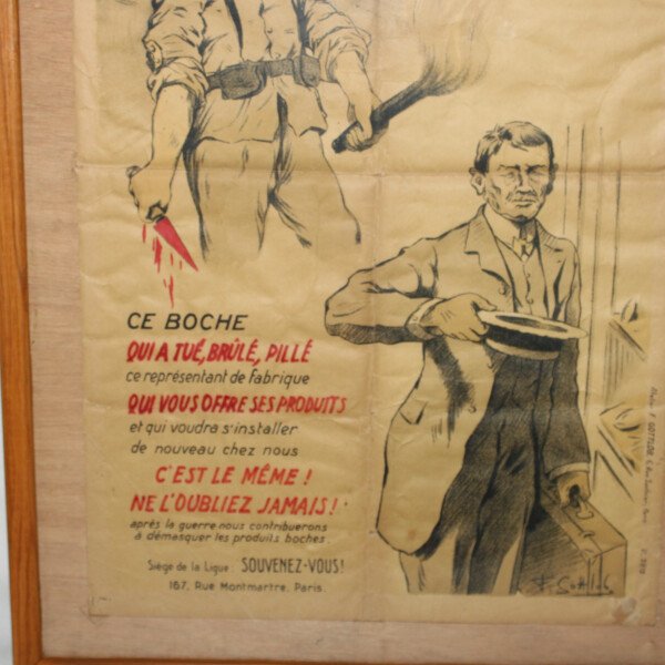 Affiche anti-allemand
