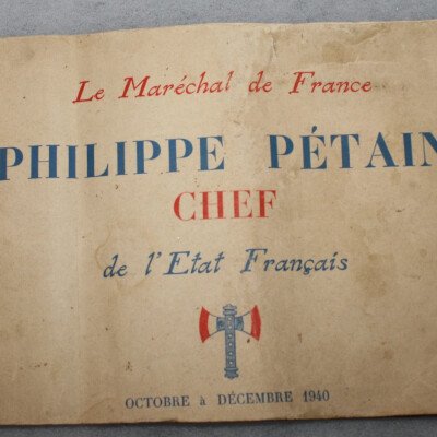 Fascicule Pétain d'oct a dec 40