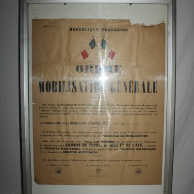 Affiche mobilisation 1939