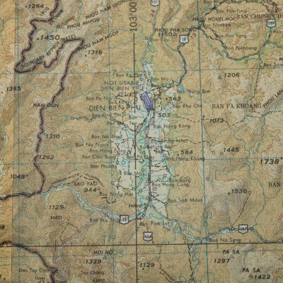 carte Dien bien phu