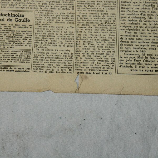 Le figaro 29 mars 1945