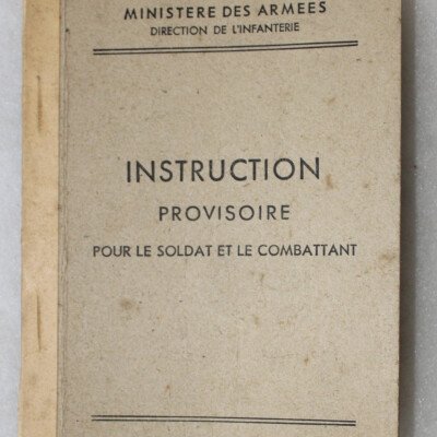 Livret d'instruction 1946