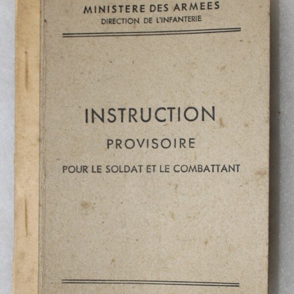 Livret d'instruction 1946