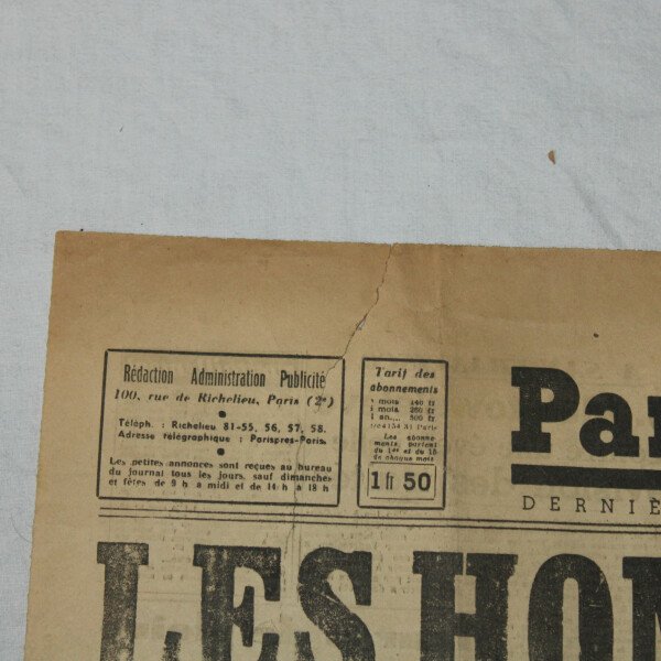 Paris-presse 9 mai 1945