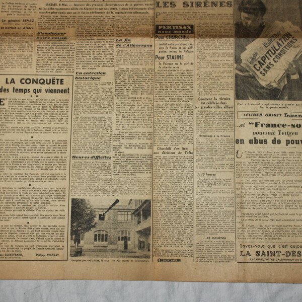 France soir 9 mai 1945