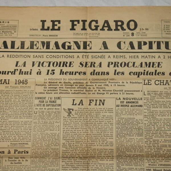 Le figaro 8 mai 1945