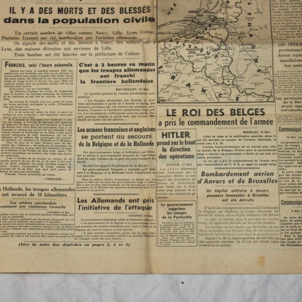 Paris soir 11 mai 1940