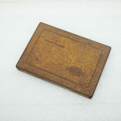 Boite plate gold flake