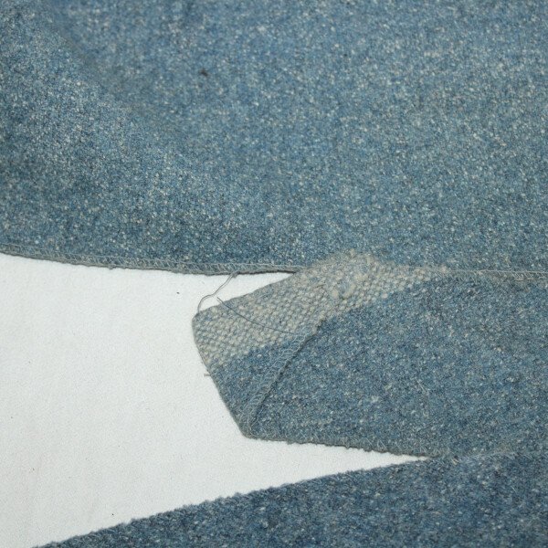 Bandes molletière bleu horizon cintrée