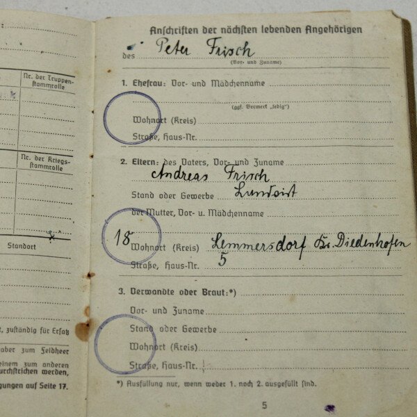 Document famille malgré-nous