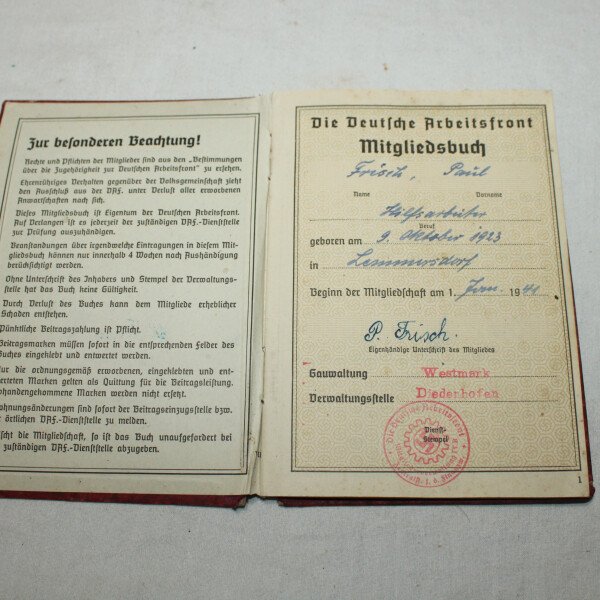 Document famille malgré-nous