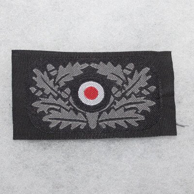 Cocarde feuille de chêne de casquette Panzer