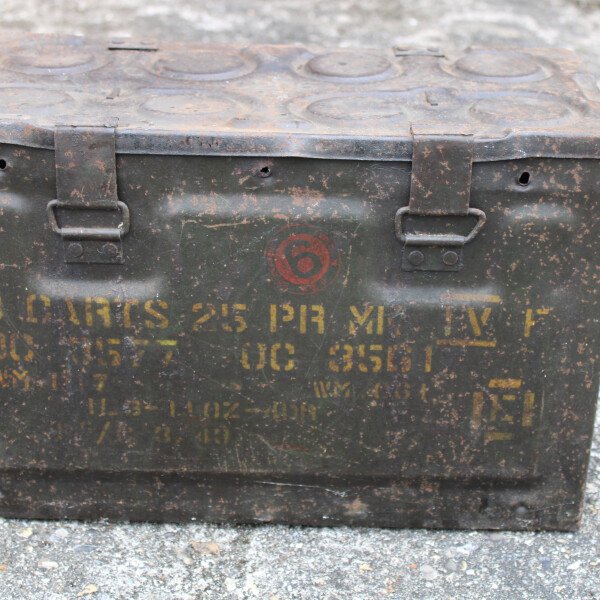 Caisse d'obus 25 pounders