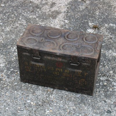 Caisse d'obus 25 pounders