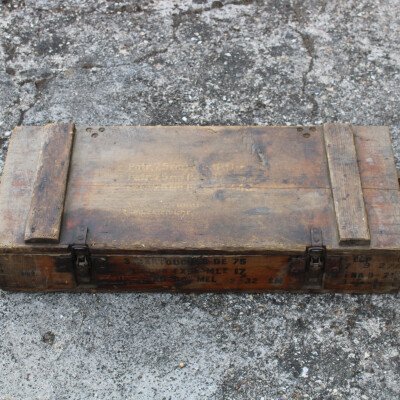 Caisse pour obus 75mm français