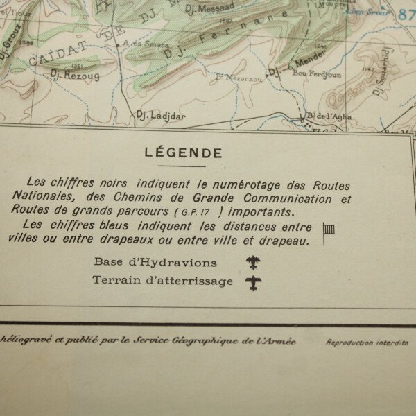 carte Constantine 1943