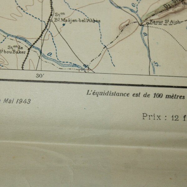 carte Constantine 1943