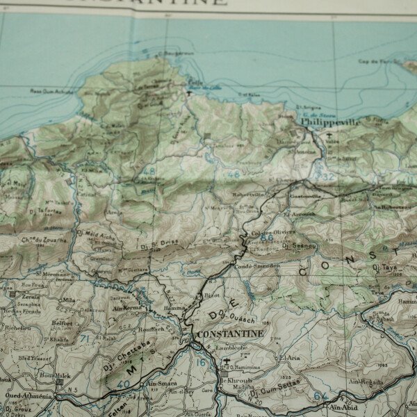 carte Constantine 1943