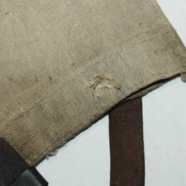 Etui de pelle toile
