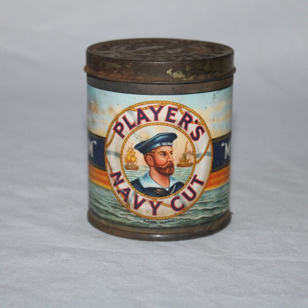 Boite ronde Players navy cut