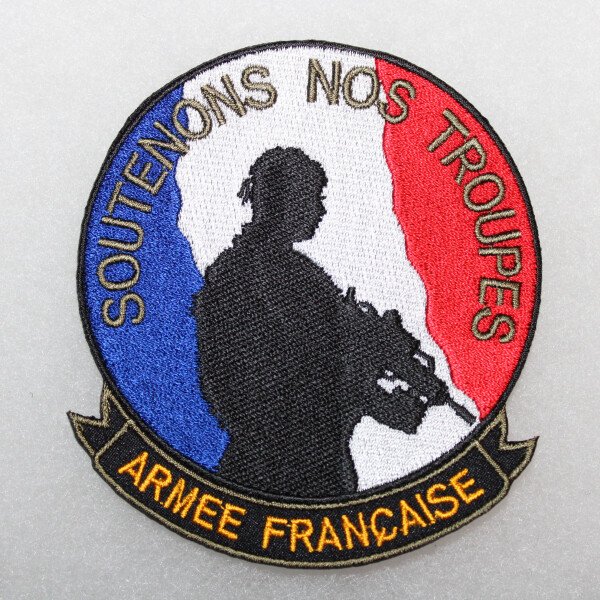 patch soutenons nos troupes armée