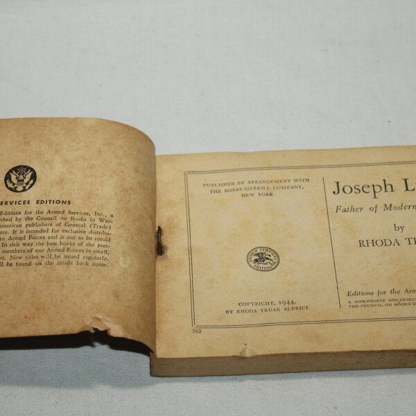 Livre joseph lister