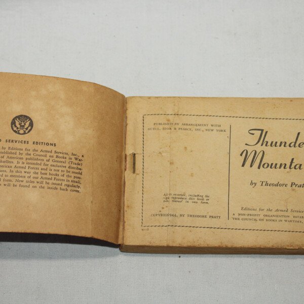 Livre thunder Mountain