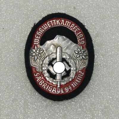 Insigne compétitions sports SA 1939
