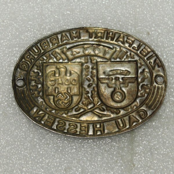 plaque Rallye Marbourg 1934