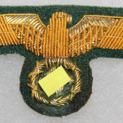 aigle de coiffure officier artillerie côtière