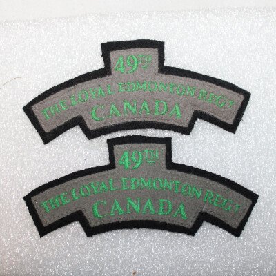 Tittles 49 the loyal Edmonton regt Canada